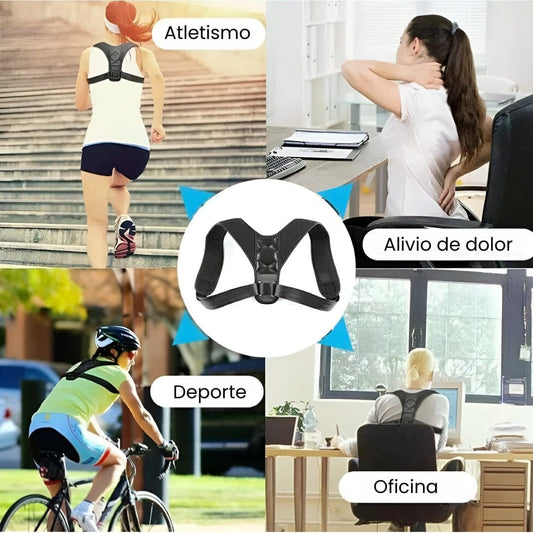 Corrector De Postura y Soporte De Espalda Ajustable Tipo Y